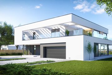  Projekt domu HomeKoncept 74 (KRX1097) - projekt domu z pełnym piętrem - Zdjęcie 2