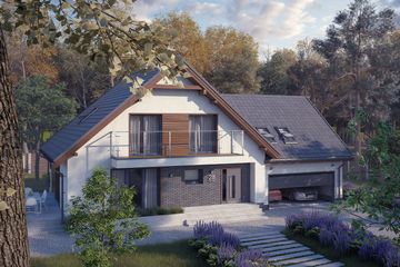  Projekt domu Wolta 3 (BSA2178) - projekt domu parterowego z poddaszem - Zdjęcie 4
