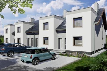  Projekt domu Paweł i gaweł 2b - szereg l+s+sl+ll (WRD2819) - projekt domu parterowego z poddaszem - Zdjęcie 1