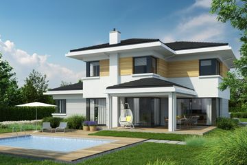  Projekt domu Eco 27 (WOZ1029) - projekt domu z pełnym piętrem - Zdjęcie 4