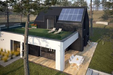  Projekt domu Justa 2 (BSA2239) - projekt domu parterowego z poddaszem - Zdjęcie 4