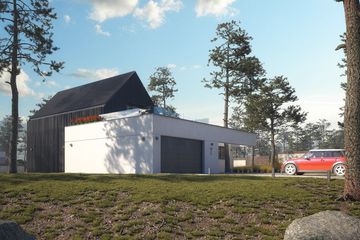  Projekt domu Justa 2 (BSA2239) - projekt domu parterowego z poddaszem - Zdjęcie 5