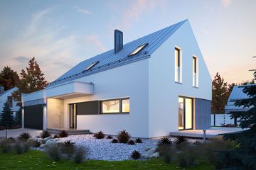  Projekt domu Filo 2 (BSE1158) - projekt domu parterowego z poddaszem - Zdjęcie 2
