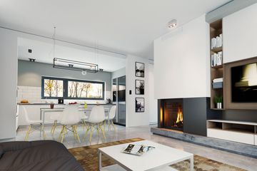  Projekt domu Filo 2 (BSE1158) - projekt domu parterowego z poddaszem - Zdjęcie 4