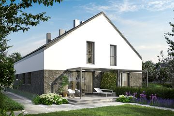  Projekt domu Eco 29 dwulokalowy (WOZ1031) - projekt domu parterowego z poddaszem - Zdjęcie 1