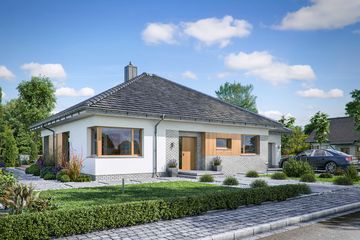  Projekt domu Domena 112 A1 (WRW1331) - projekt domu parterowego - Zdjęcie 2