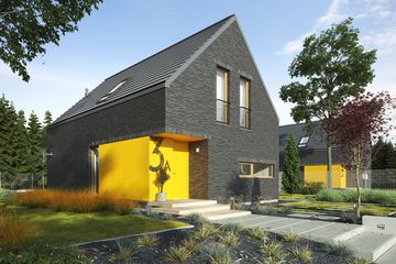  Projekt domu Zgrabny 1 (WAW1122) - projekt domu parterowego z poddaszem - Zdjęcie 1