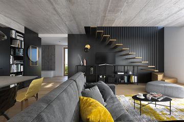  Projekt domu Zgrabny 1 (WAW1122) - projekt domu parterowego z poddaszem - Zdjęcie 9