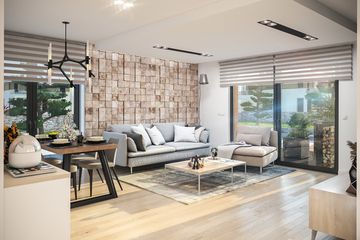  Projekt domu Oberon (WOE1146) - projekt domu parterowego z poddaszem - Zdjęcie 6