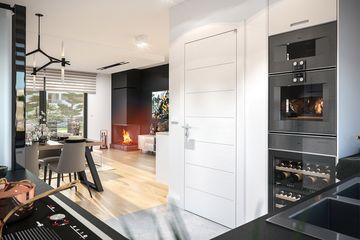  Projekt domu Oberon (WOE1146) - projekt domu parterowego z poddaszem - Zdjęcie 11