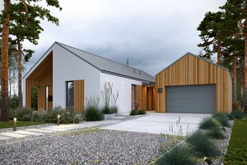  Projekt domu Uniwersalny 1 (WAW1124) - projekt domu parterowego - Zdjęcie 3