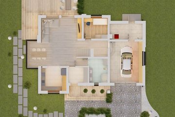  Projekt domu Borneo (SKA1091) - projekt domu parterowego z poddaszem - Zdjęcie 3