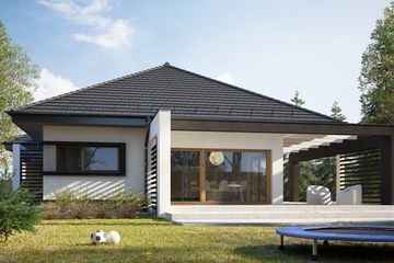  Projekt domu Senella (KKF1018) - projekt domu parterowego - Zdjęcie 2