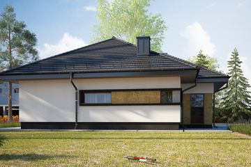  Projekt domu Senella (KKF1018) - projekt domu parterowego - Zdjęcie 3