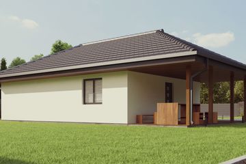  Projekt garażu uAG8 (WCB1162) - projekt garażu parterowego - Zdjęcie 3