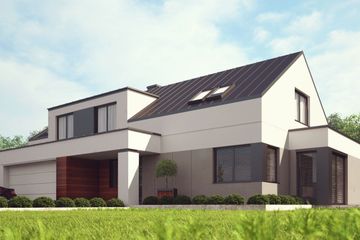  Projekt domu uA103 (WCB1160) - projekt domu parterowego z poddaszem - Zdjęcie 1