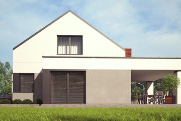  Projekt domu uA103 (WCB1160) - projekt domu parterowego z poddaszem - Zdjęcie 4