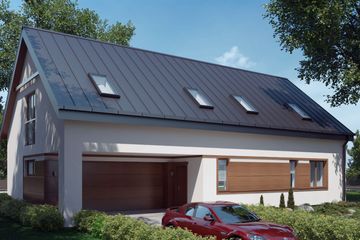  Projekt domu uA101 (WCB1163) - projekt domu parterowego z poddaszem - Zdjęcie 1