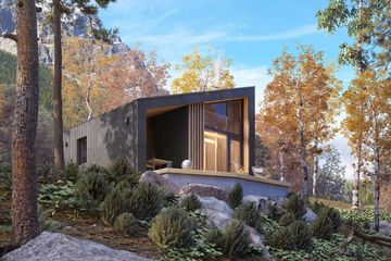  Projekt domu letniskowego Szyszka 2 dr-S (BSA2240) - projekt domu letniskowego parterowego - Zdjęcie 3