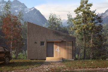  Projekt domu letniskowego Szyszka 2 dr-S (BSA2240) - projekt domu letniskowego parterowego - Zdjęcie 5