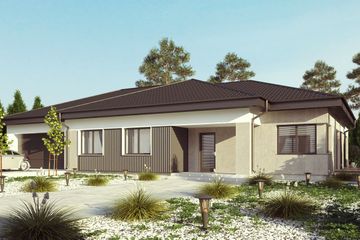  Projekt domu uA120 (WCB1143) - projekt domu parterowego - Zdjęcie 1