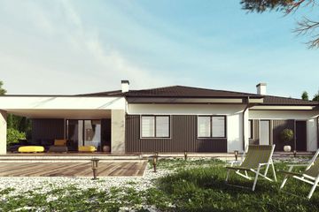  Projekt domu uA120 (WCB1143) - projekt domu parterowego - Zdjęcie 3