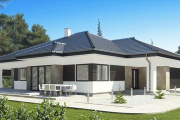  Projekt domu uA125 (WCB1149) - projekt domu parterowego - Zdjęcie 2