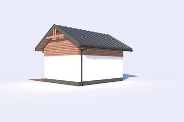  Projekt kuchni letniej KL16 kuchnia letnia/bud. gospodarczy (SLN2620) - projekt kuchni parterowego - Zdjęcie 4