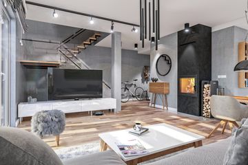  Projekt domu Igor z garażem 1-st. [A] (WRF2007) - projekt domu parterowego z poddaszem - Zdjęcie 6