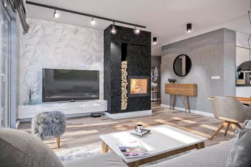  Projekt domu Igor II z garażem 1-st. [A] (WRF2014) - projekt domu parterowego z poddaszem - Zdjęcie 3