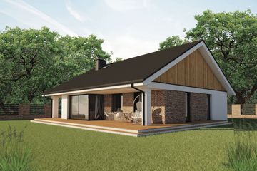  Projekt domu Komodo (SKA1092) - projekt domu parterowego - Zdjęcie 2