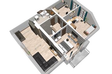  Projekt domu APS 242 (LUA1274) - projekt domu parterowego z poddaszem - Zdjęcie 7