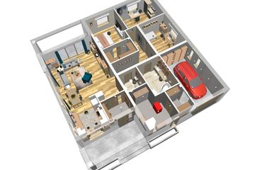  Projekt domu TK28A (WAK1063) - projekt domu parterowego - Zdjęcie 3