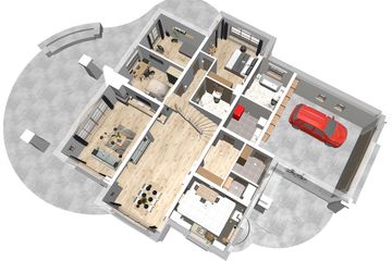  Projekt domu Arabella 1a (WRD1259) - projekt domu parterowego z poddaszem - Zdjęcie 11