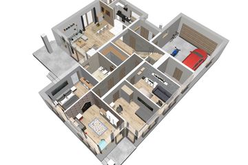  Projekt domu E-118 (WAX1020) - projekt domu parterowego - Zdjęcie 9