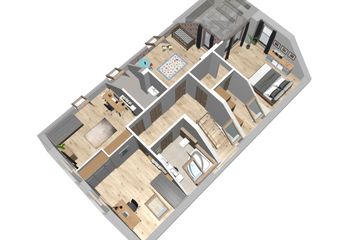  Projekt domu Dostępny 2 (WAW1079) - projekt domu parterowego z poddaszem - Zdjęcie 7