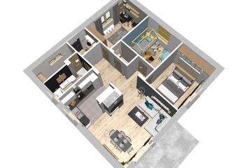  Projekt domu Zosia 5 (WAH1886) - projekt domu parterowego - Zdjęcie 5