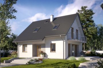  Projekt domu N20-BG (KKG1011) - projekt domu parterowego z poddaszem - Zdjęcie 3