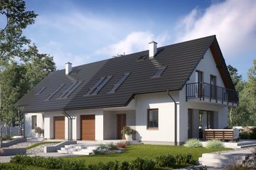  Projekt domu N21-G1 (KKG1012) - projekt domu parterowego z poddaszem - Zdjęcie 5