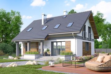  Projekt domu Skarbek Neo (1407) (KRD2563) - projekt domu parterowego z poddaszem - Zdjęcie 4