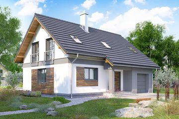  Projekt domu Skarbek Neo (1407) (KRD2563) - projekt domu parterowego z poddaszem - Zdjęcie 5