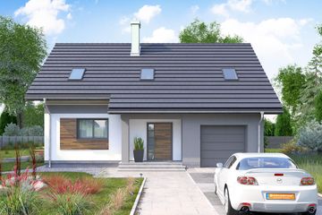  Projekt domu Skarbek Neo (1407) (KRD2563) - projekt domu parterowego z poddaszem - Zdjęcie 6