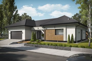  Projekt domu Santana 2 (SLN2622) - projekt domu parterowego - Zdjęcie 1