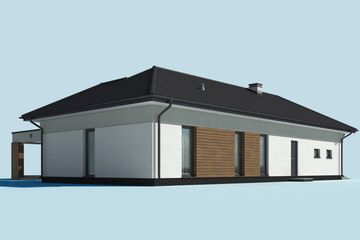  Projekt domu Santana 2 (SLN2622) - projekt domu parterowego - Zdjęcie 3