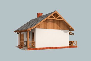  Projekt domu Arizona C dom mieszkalny, całoroczny (SLN2627) - projekt domu parterowego - Zdjęcie 3