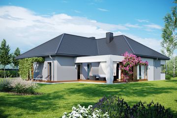  Projekt domu DomStudio 06 (KCD1005) - projekt domu parterowego - Zdjęcie 3