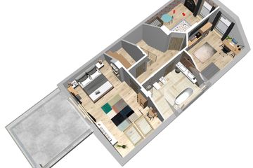  Projekt domu przy Kolorowej (KRK1007) - projekt domu parterowego z poddaszem - Zdjęcie 4