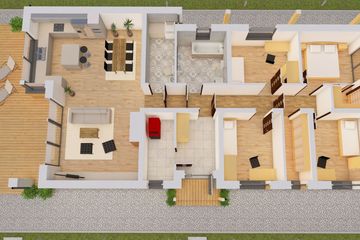  Projekt domu Orinoko (SKA1093) - projekt domu parterowego - Zdjęcie 3