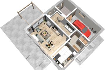  Projekt domu Harmonia Nova A (WRD2706) - projekt domu parterowego z poddaszem - Zdjęcie 3