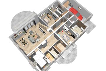  Projekt domu Sielanka 1a1g (WRD1180) - projekt domu parterowego z poddaszem - Zdjęcie 3